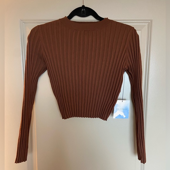 Twist Back Top in Chocolate Brown from Revolve. Tags still on! - Picture 2 of 3
